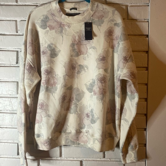 Abercrombie Soft AF Fleece Rose Sweatshirt - Picture 2 of 6